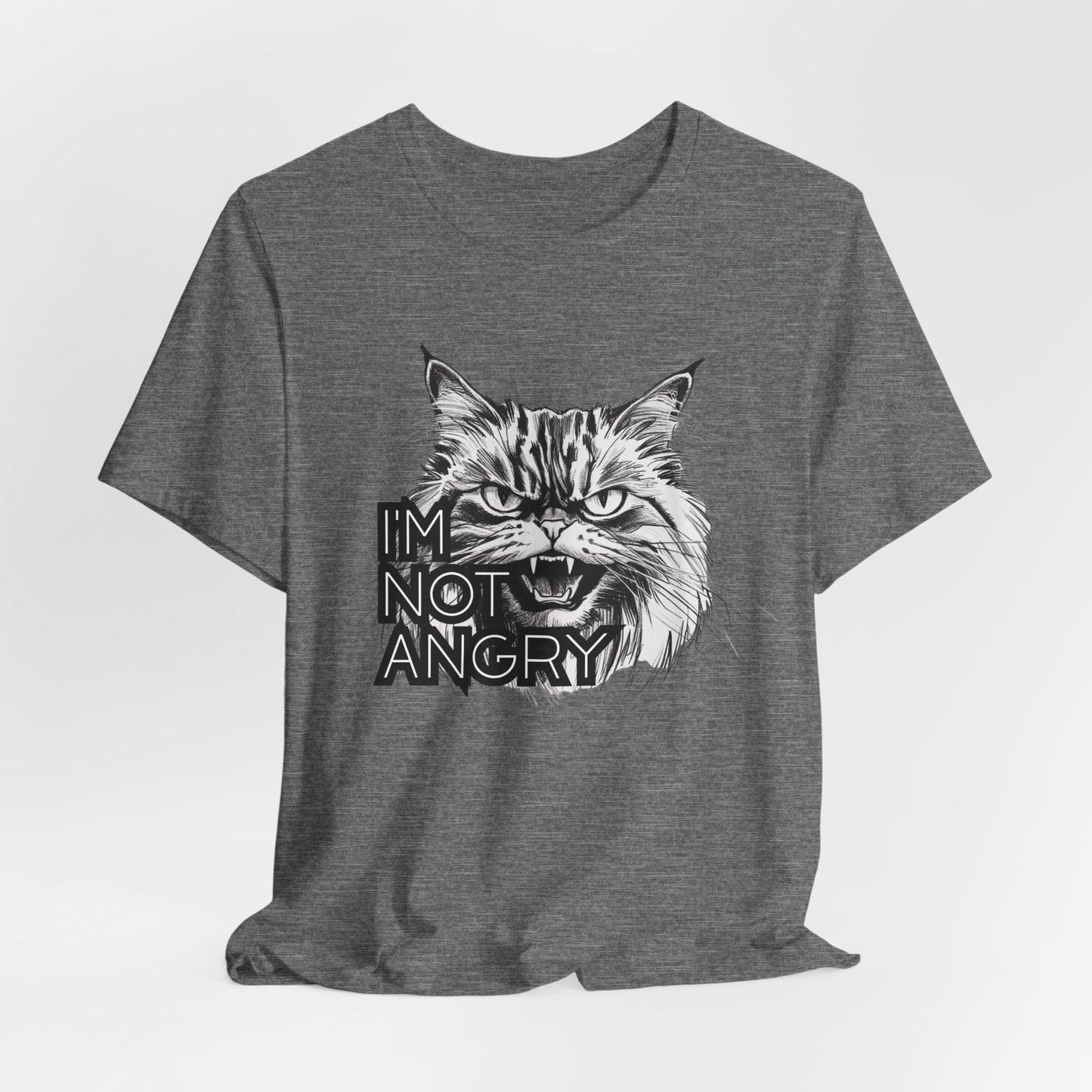 I'm Not Angry Unisex T-Shirt