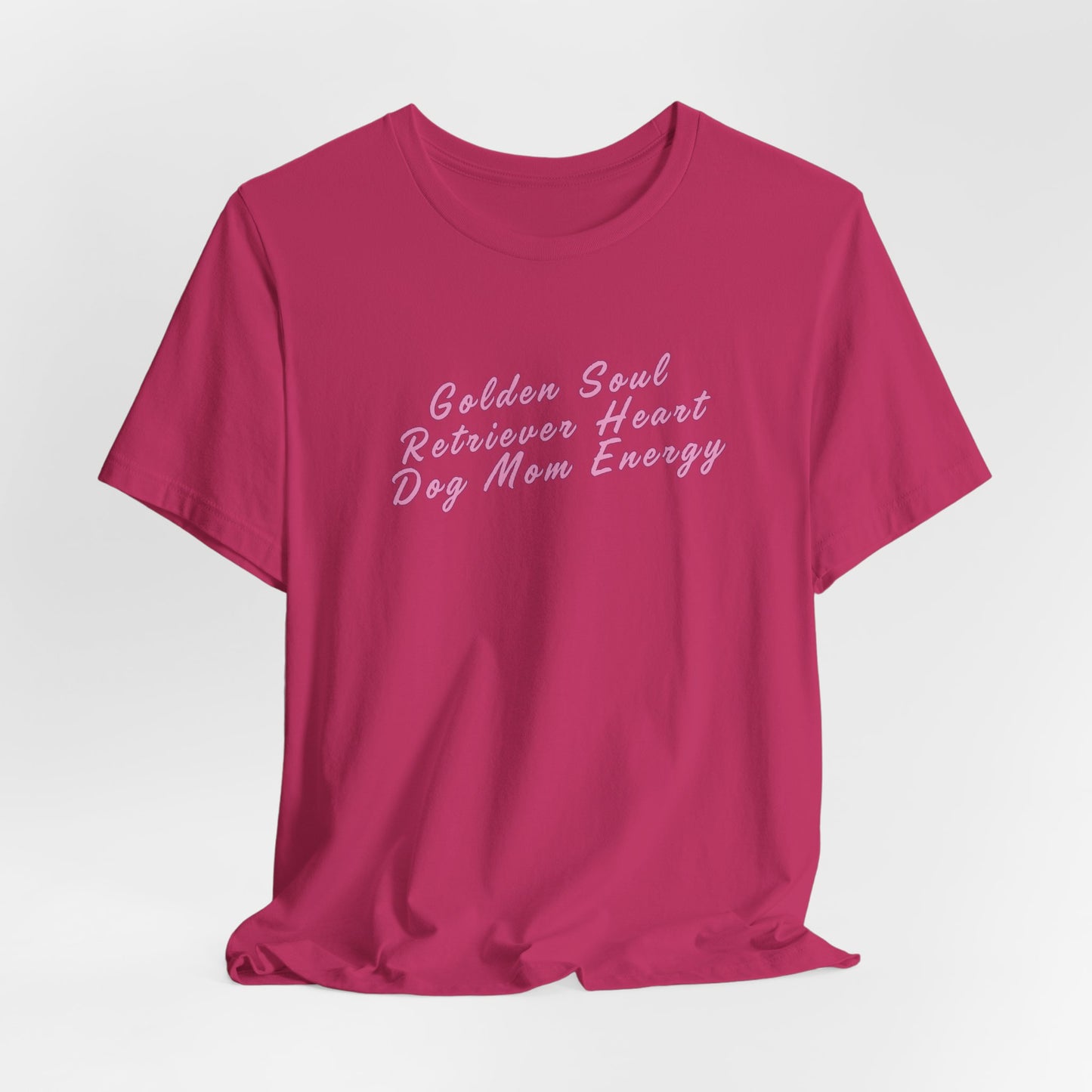 Golden Soul Retriever Heart Dog Mom Energy Women T-Shirt