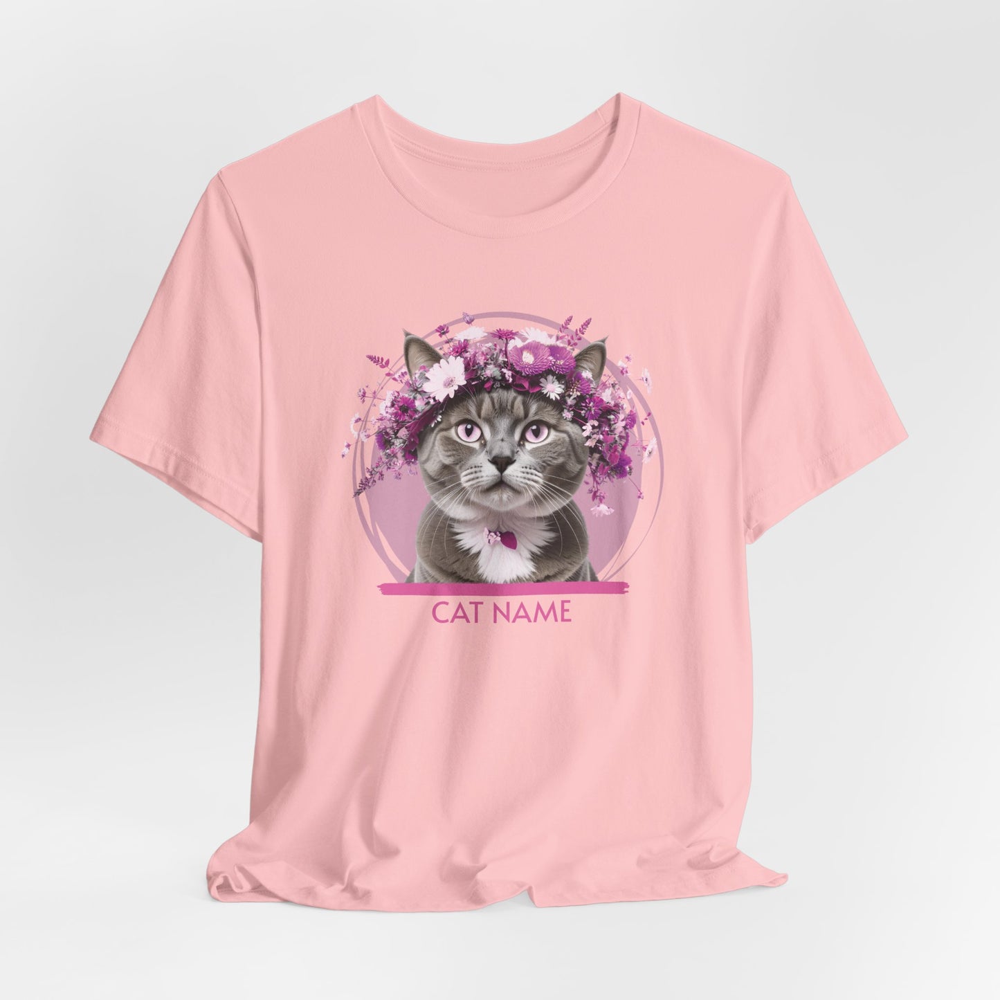 Cat Name Personalize Women T-Shirt