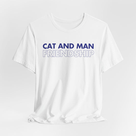 Cat And Man Friendship Men T-Shirt
