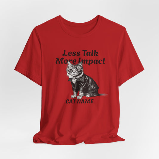 Cat Name Personalize Unisex T-Shirt