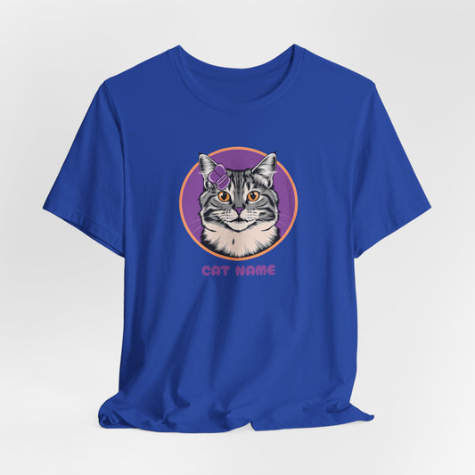 Cat Name Personalize Women T-Shirt
