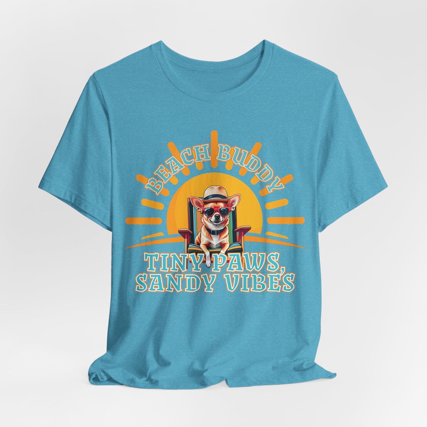 Beach Buddy Tiny Paws Sandy Vibes Unisex T-Shirt