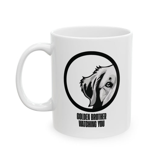 Golden Brother Watching You Mug