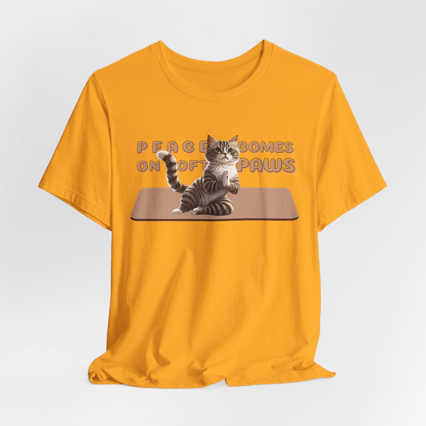 Peace Comes On Soft Paws Unisex T-Shirt