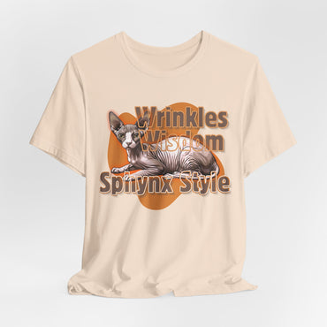 Wrinkles & Wisdom Sphynx Style Unisex T-Shirt