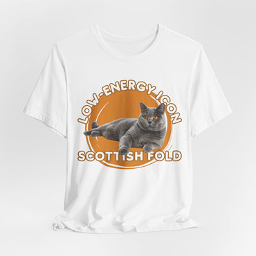 Low-Energy Icon Scottish Fold Unisex T-Shirt