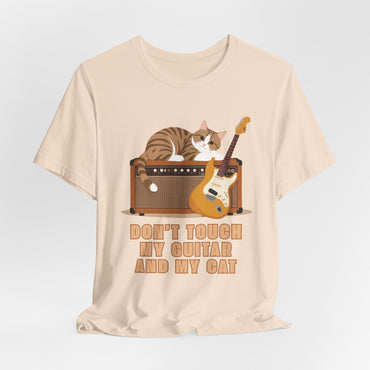 Don’t Touch My Guitar Or My Cat Unisex T-Shirt