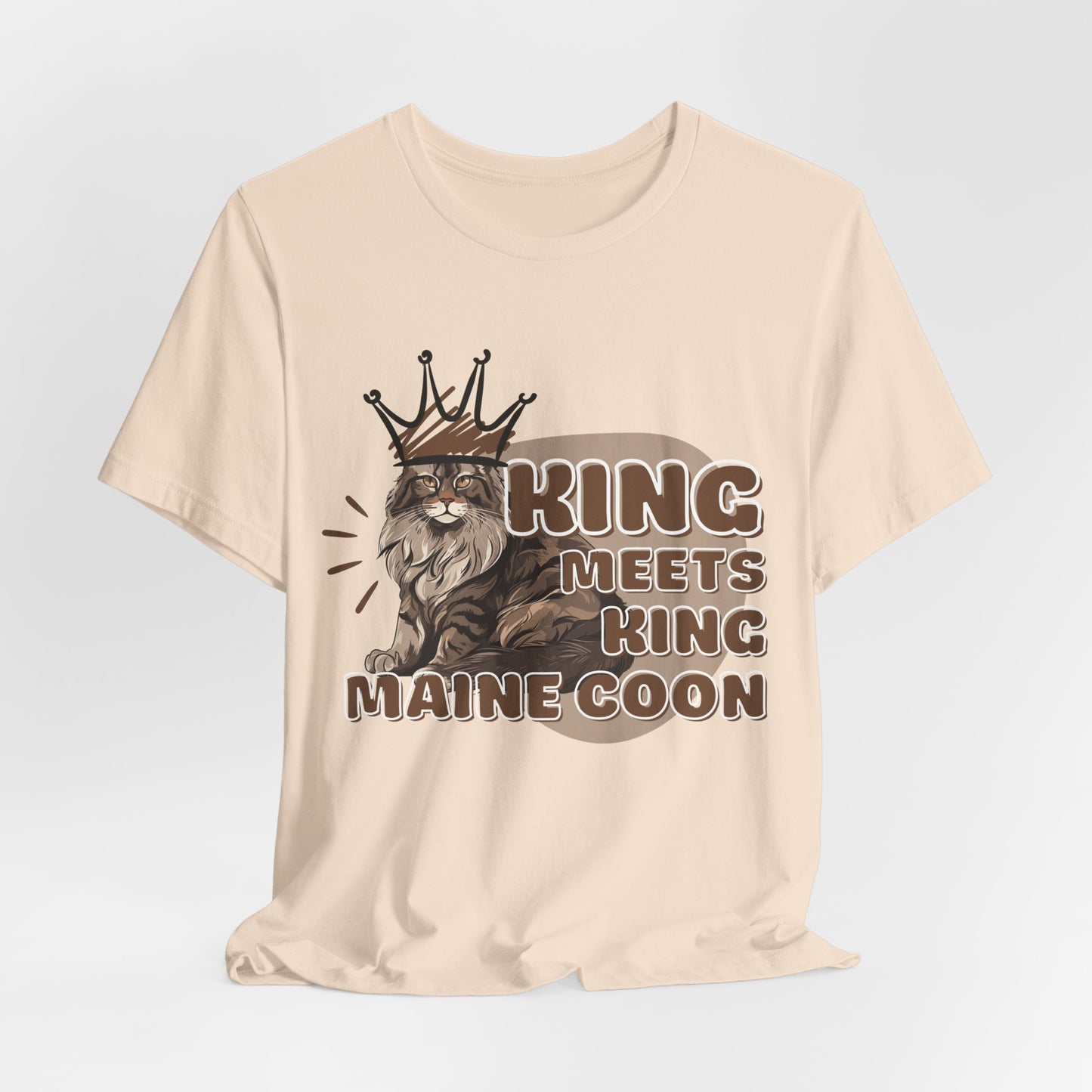 King Meets King Maine Coon Men T-Shirt