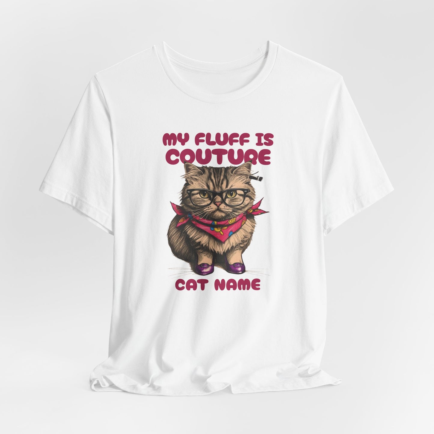 Cat Name Personalize Women T-Shirt