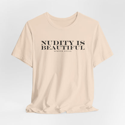 Nudity Is Beautiful Sphynx Style Women T-Shirt