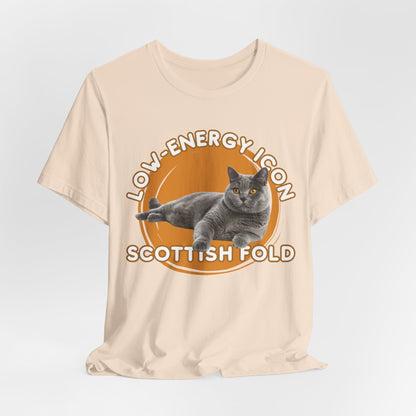 Low-Energy Icon Scottish Fold Unisex T-Shirt
