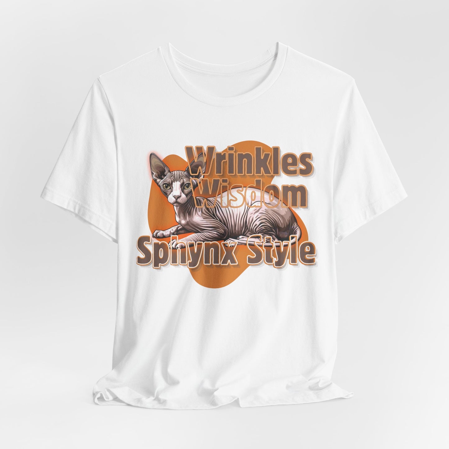 Wrinkles & Wisdom Sphynx Style Unisex T-Shirt