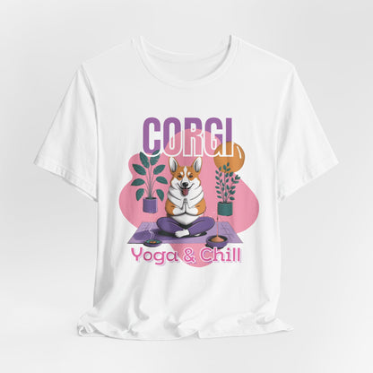 Corgi Yoga & Chill Women T-Shirt