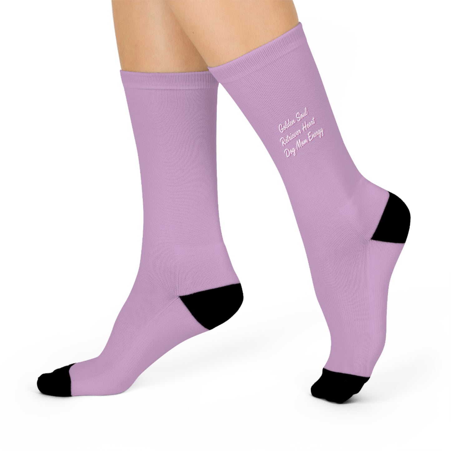 Golden Soul Retriever Heart Dog Mom Energy Socks