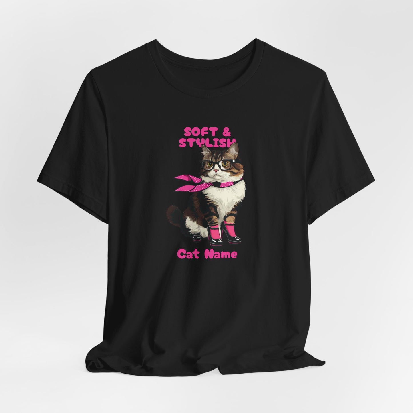 Cat Name Personalize Women T-Shirt
