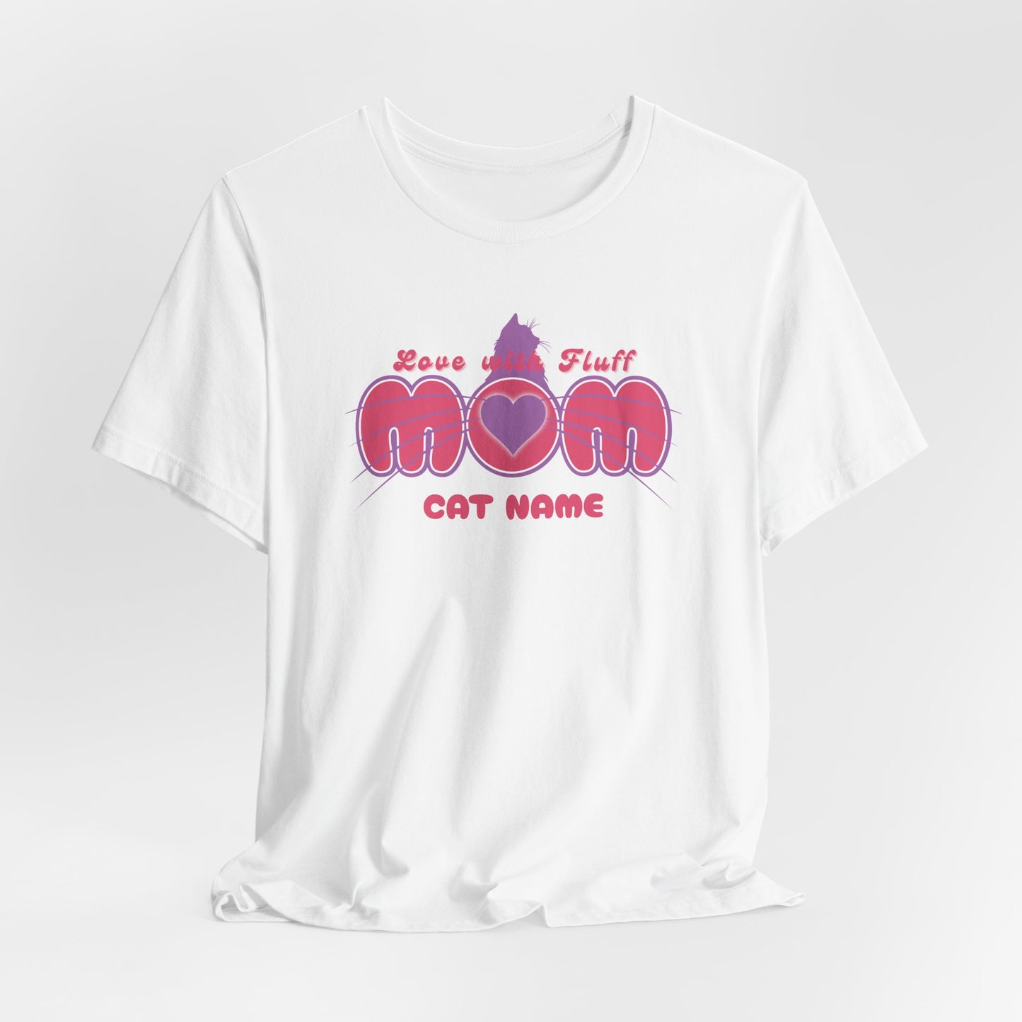 Cat Name Personalize Women T-Shirt