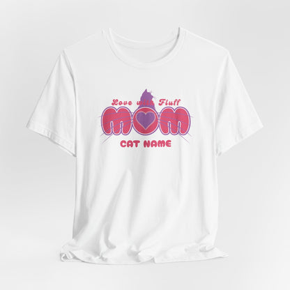Cat Name Personalize Women T-Shirt