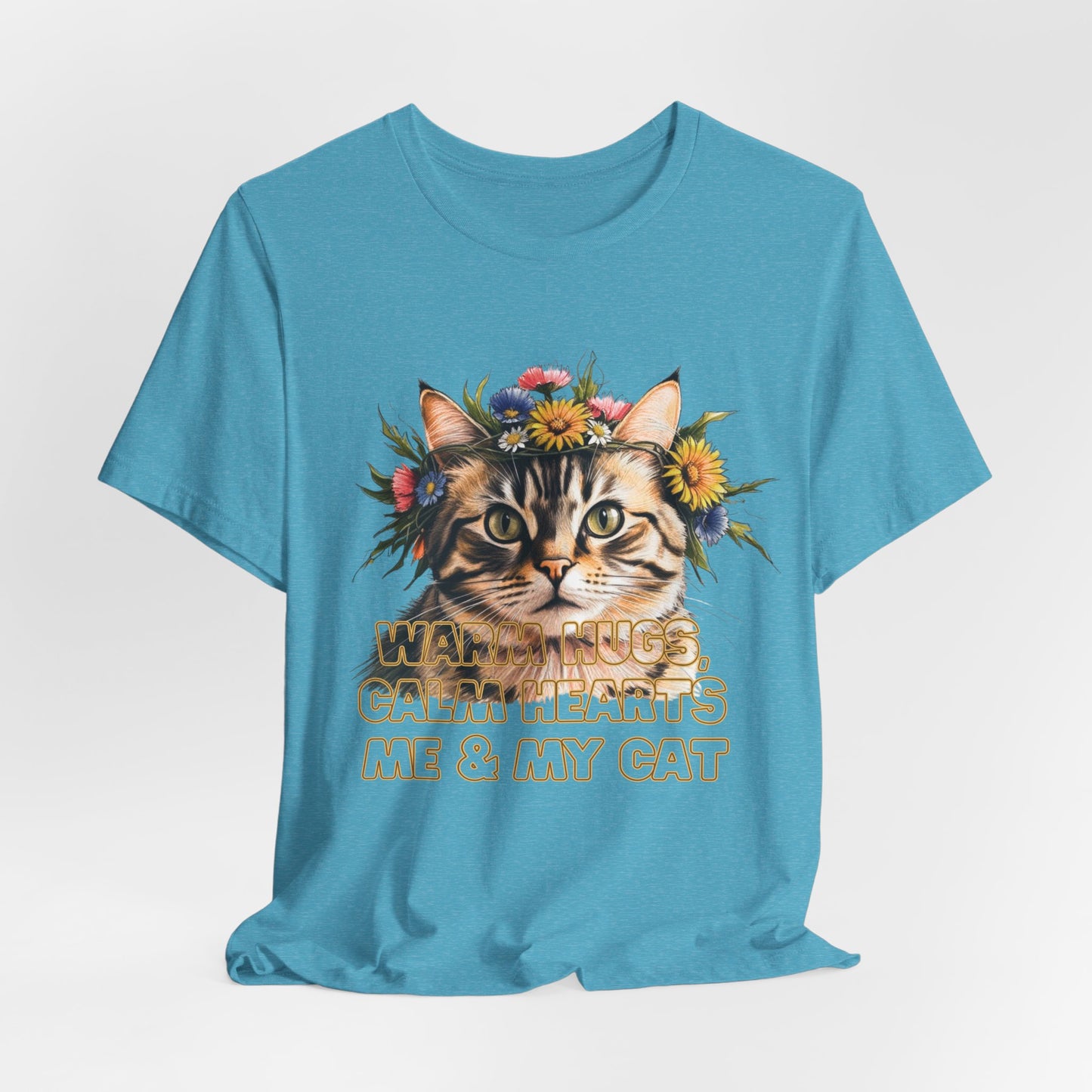 Warm Hugs Calm Hearts Me & My Cat Women T-Shirt