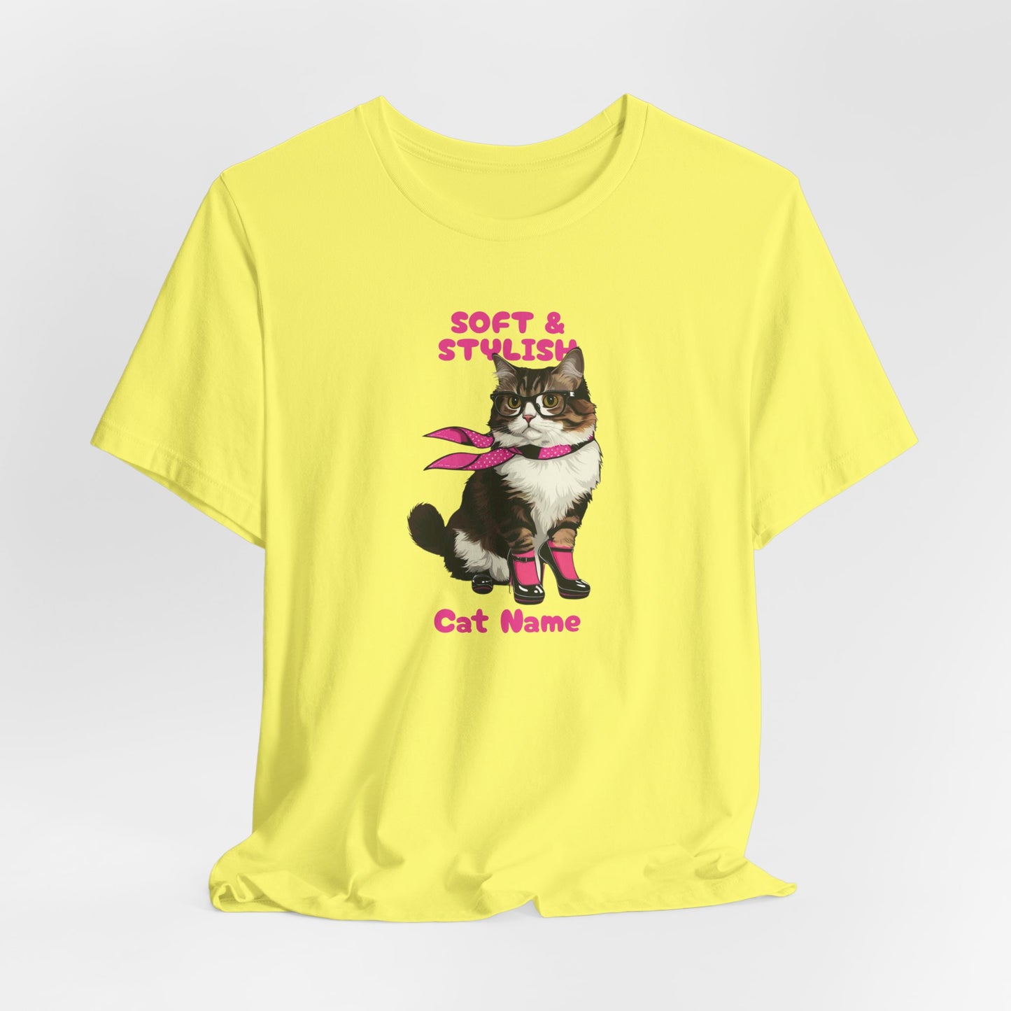 Cat Name Personalize Women T-Shirt
