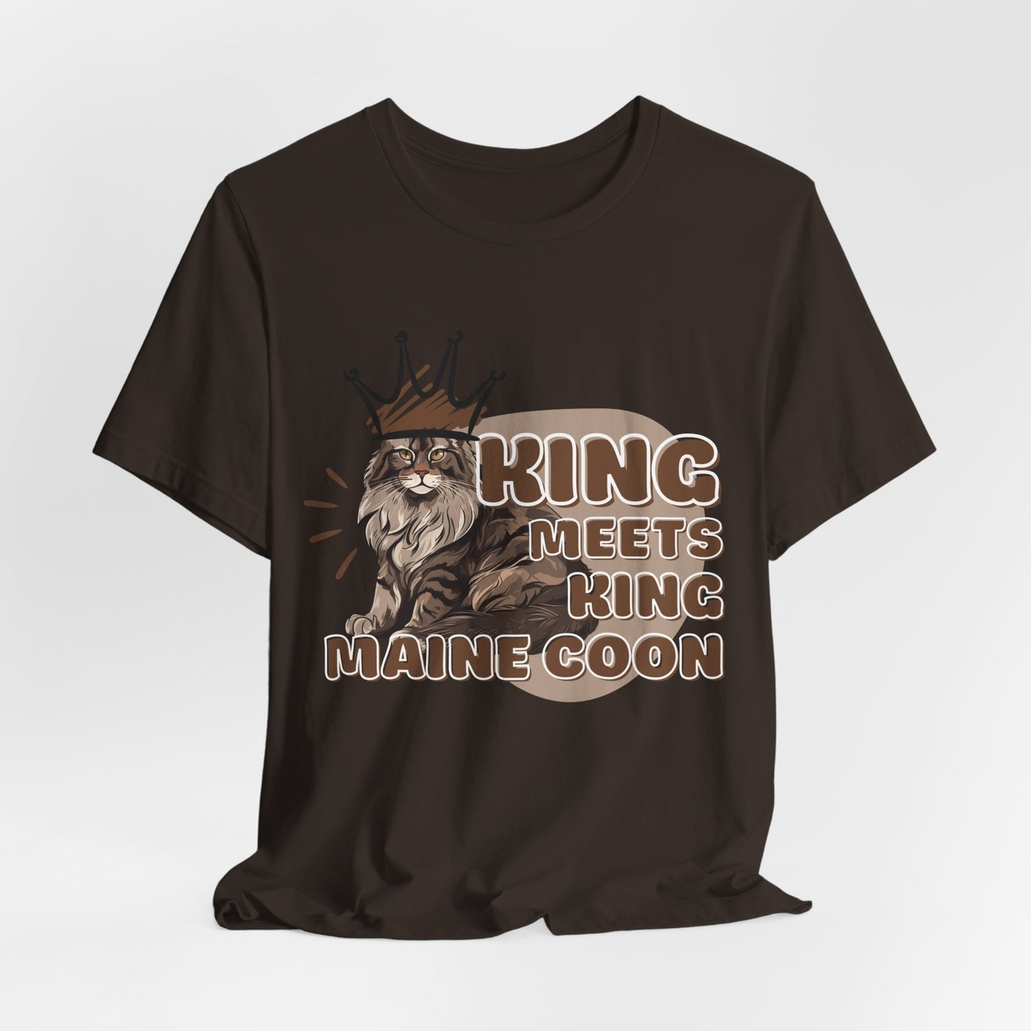 King Meets King Maine Coon Men T-Shirt