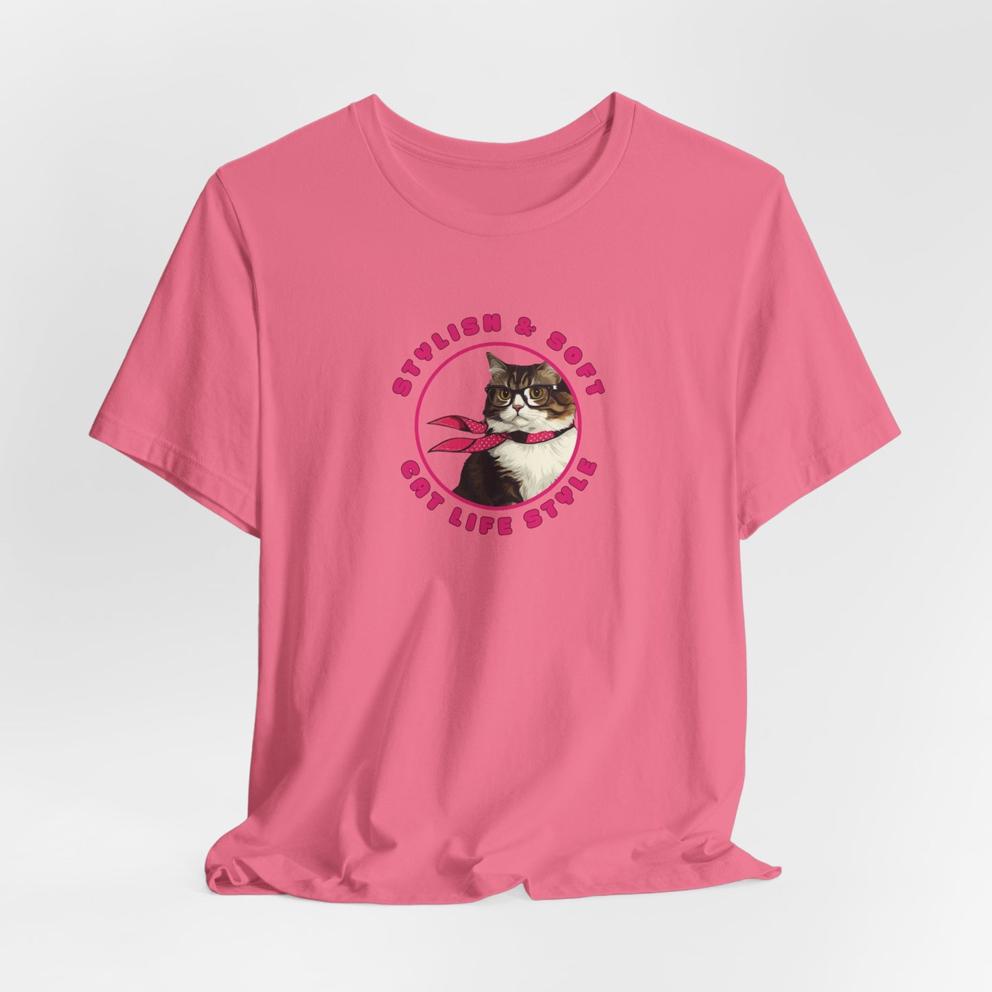 Stylish & Soft Cat Life Style Women T-Shirt