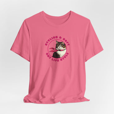 Stylish & Soft Cat Life Style Women T-Shirt
