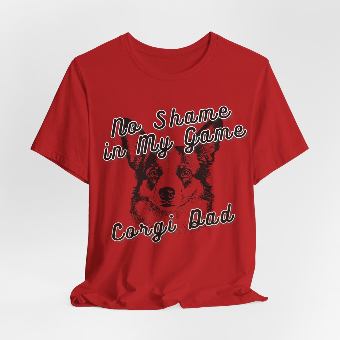 No Shame In My Game Corgi Dad Men T-Shirt