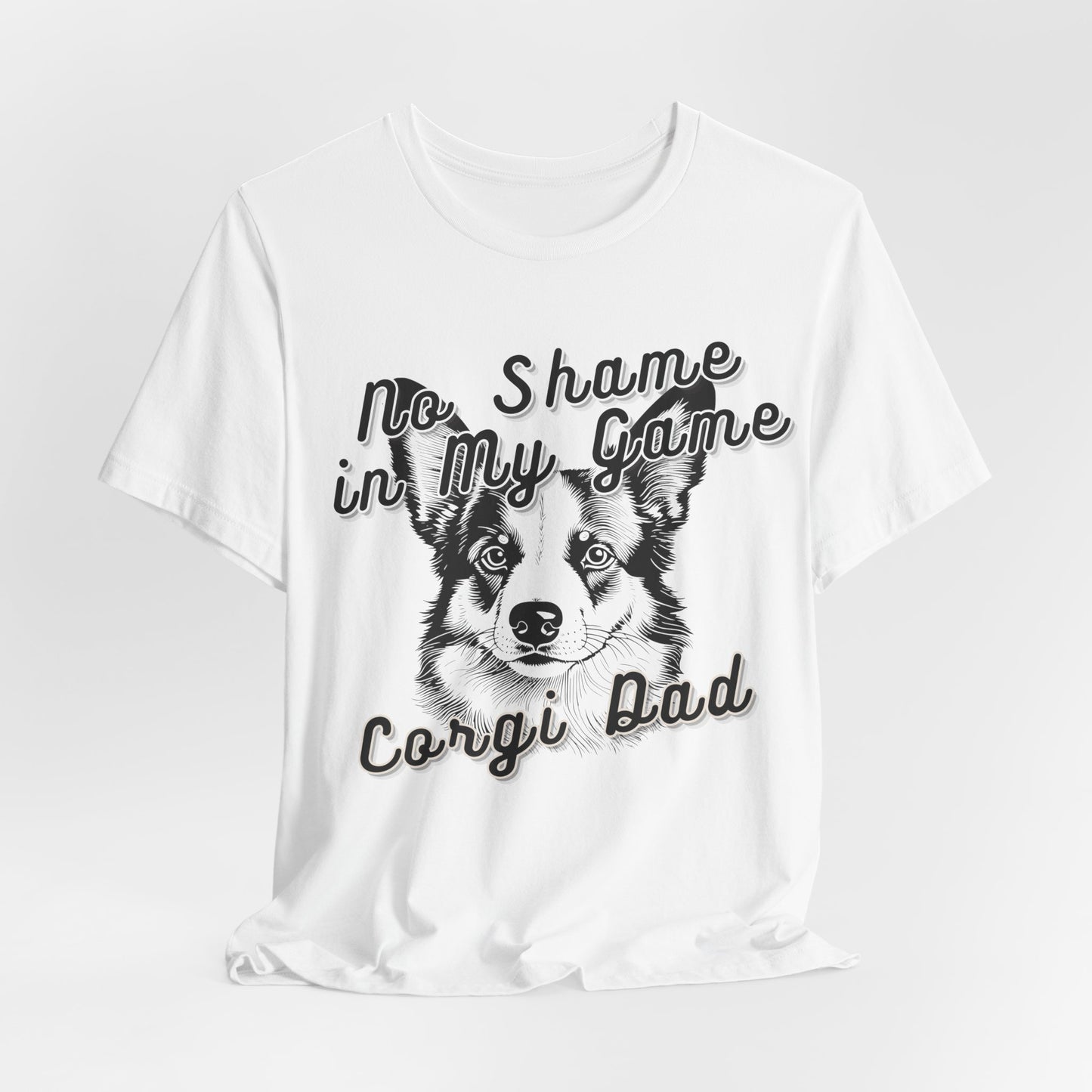 No Shame In My Game Corgi Dad Men T-Shirt