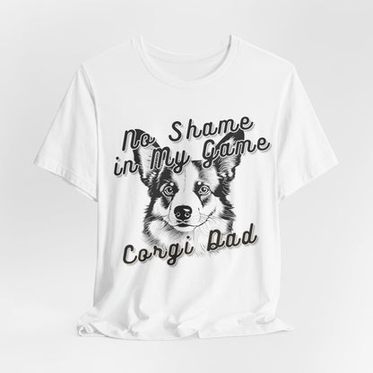 No Shame In My Game Corgi Dad Men T-Shirt