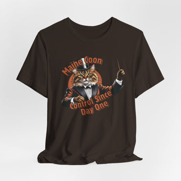 Maine Coon Control Since Day One Unisex T-Shirt