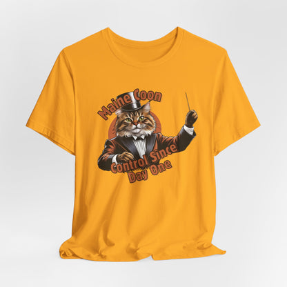 Maine Coon Control Since Day One Unisex T-Shirt