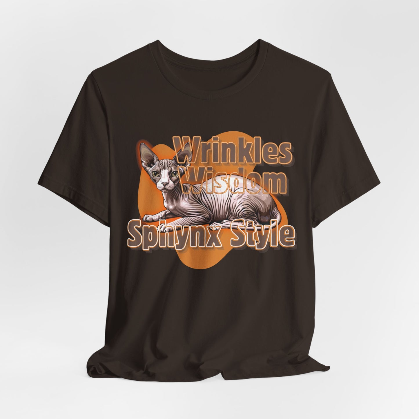 Wrinkles & Wisdom Sphynx Style Unisex T-Shirt