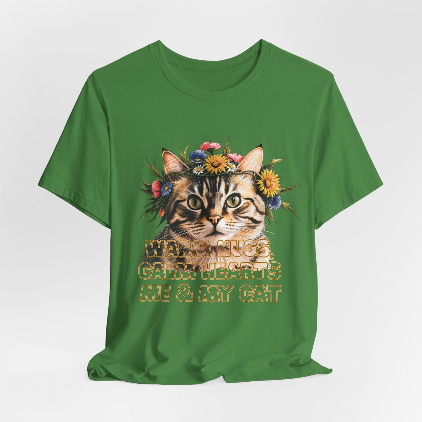 Warm Hugs Calm Hearts Me & My Cat Women T-Shirt