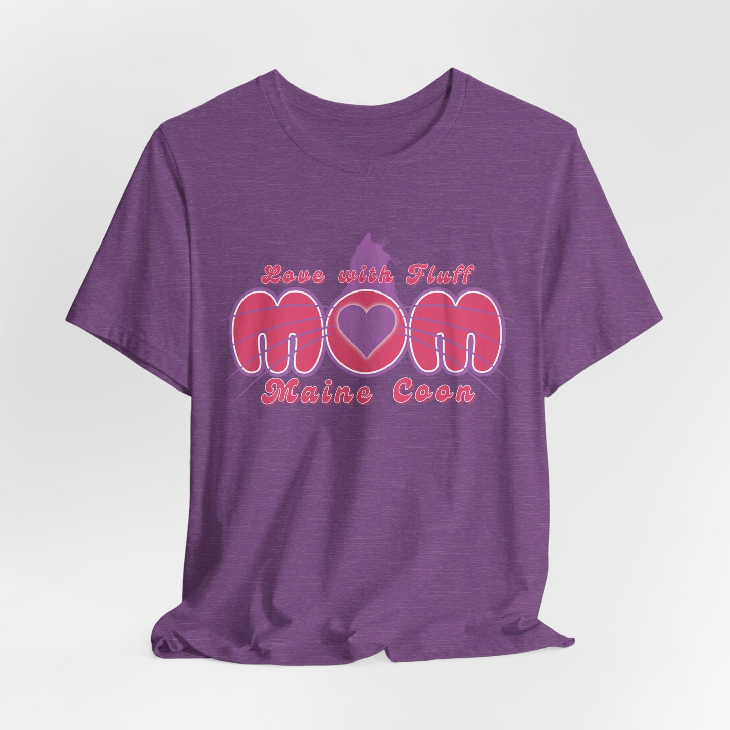 Maine Coon Mom Love With Fluff Women T-Shirt