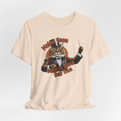 Maine Coon Control Since Day One Unisex T-Shirt
