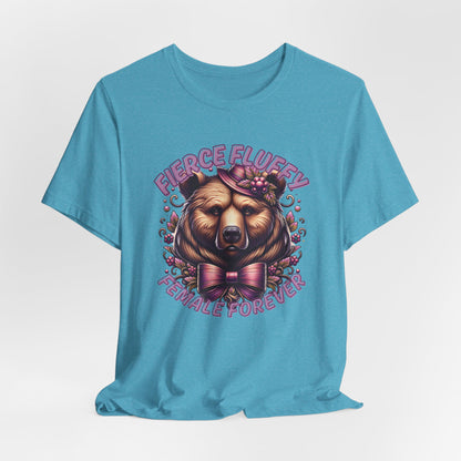 Fierce Fluffy Female Women T-Shirt