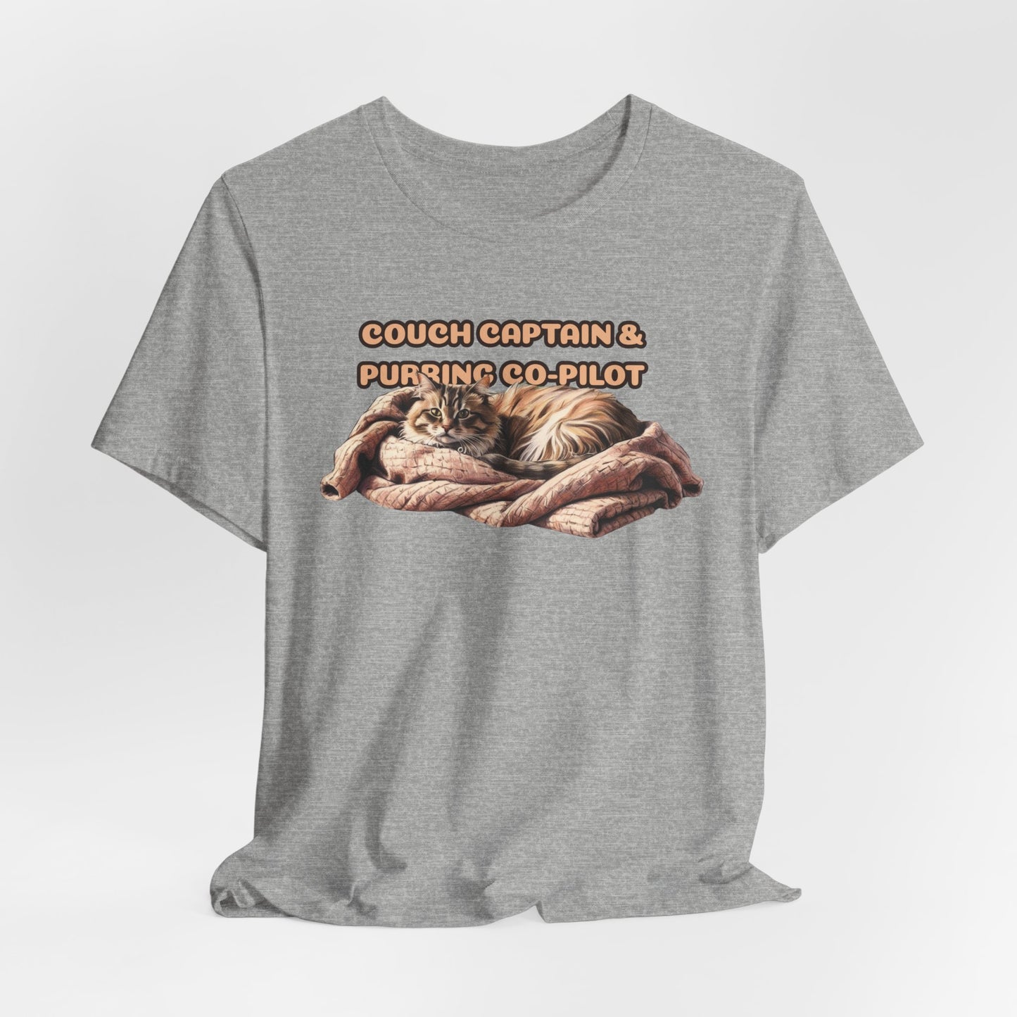 Couch Captain & Purring Co-Pilot Unisex T-Shirt