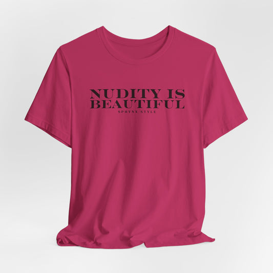Nudity Is Beautiful Sphynx Style Women T-Shirt