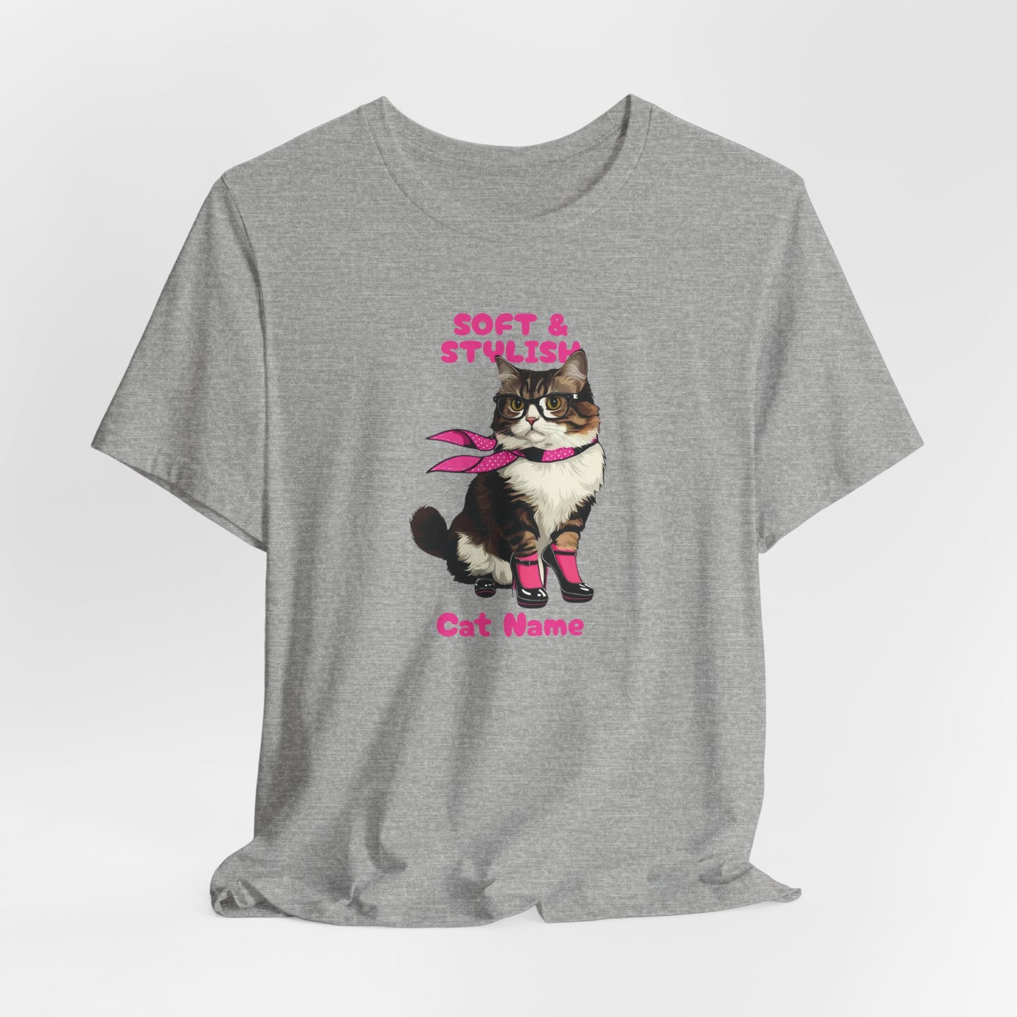 Cat Name Personalize Women T-Shirt