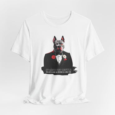 Strong Yet Gentle — That’s a Real Pitbull Like Me Men T-Shirt