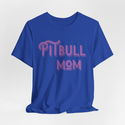 Pitbull Mom Women T-Shirt