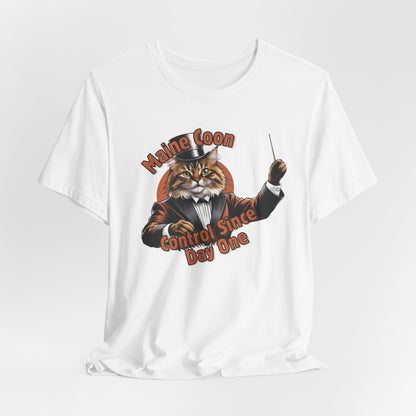Maine Coon Control Since Day One Unisex T-Shirt