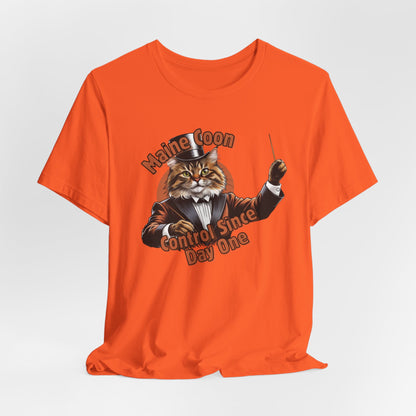 Maine Coon Control Since Day One Unisex T-Shirt