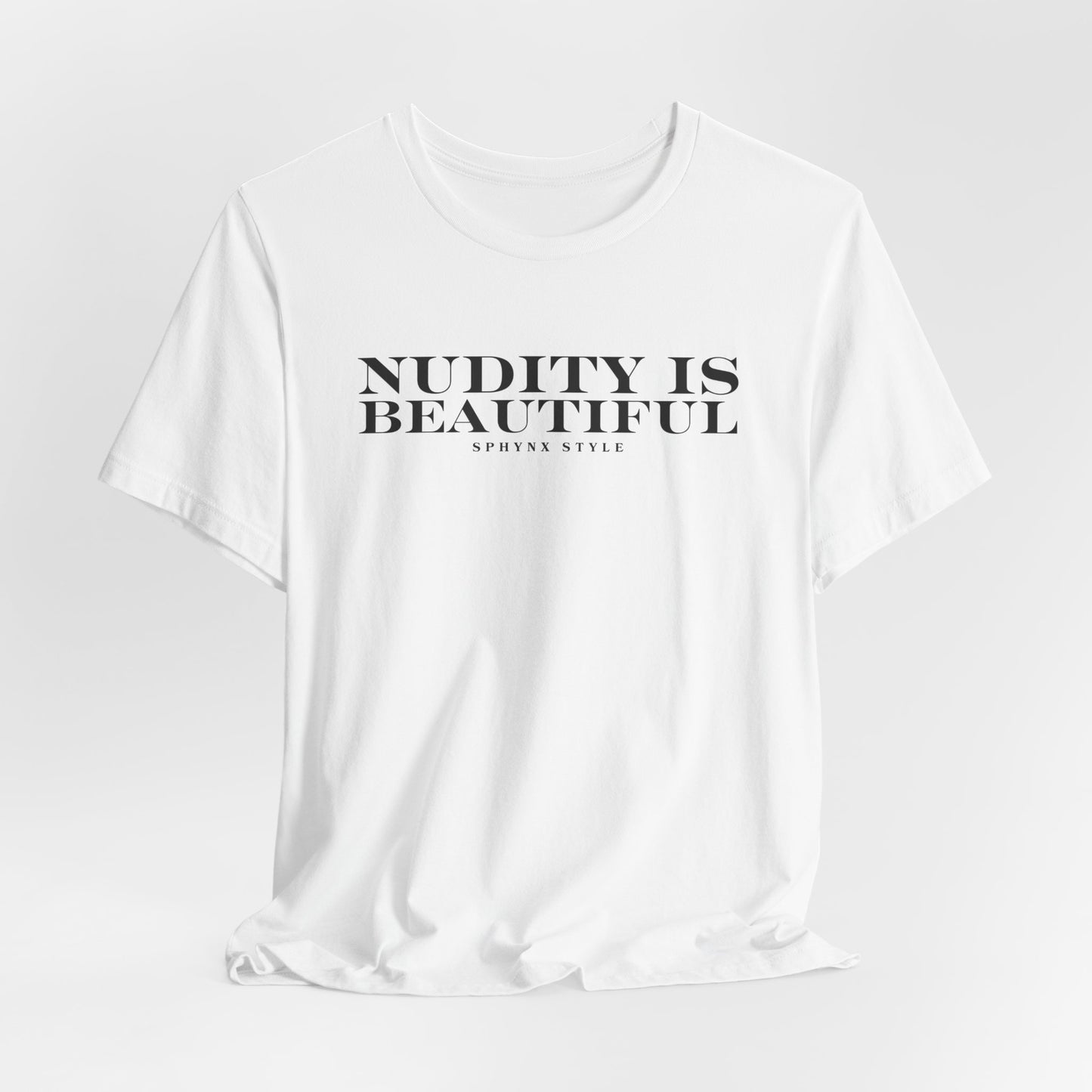 Nudity Is Beautiful Sphynx Style Women T-Shirt