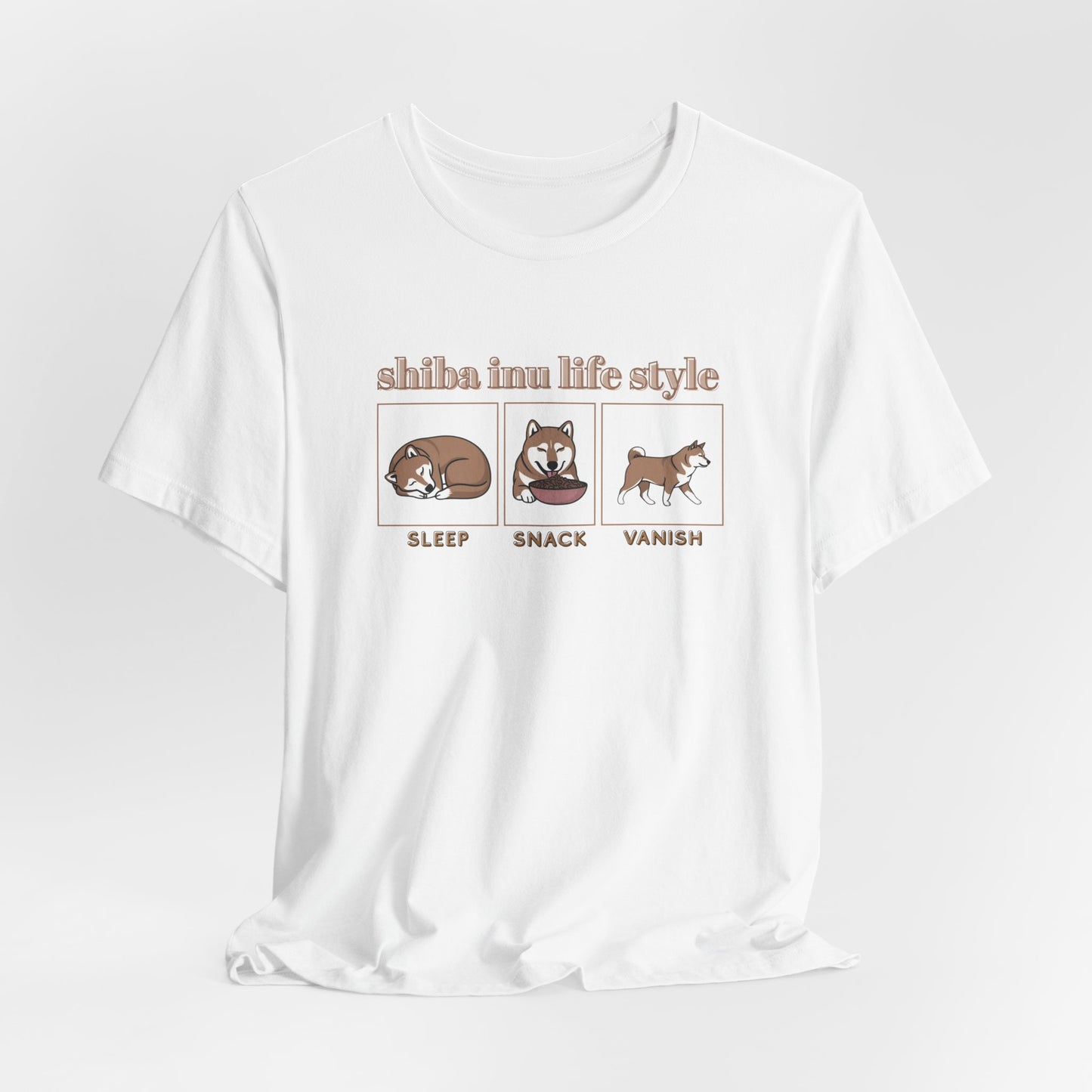 Sleep Snack Vanish Shiba Life Style Unisex T-Shirt