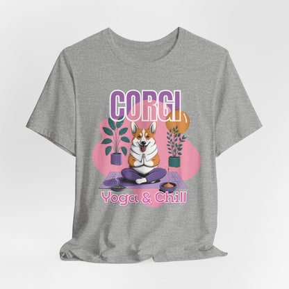 Corgi Yoga & Chill Women T-Shirt