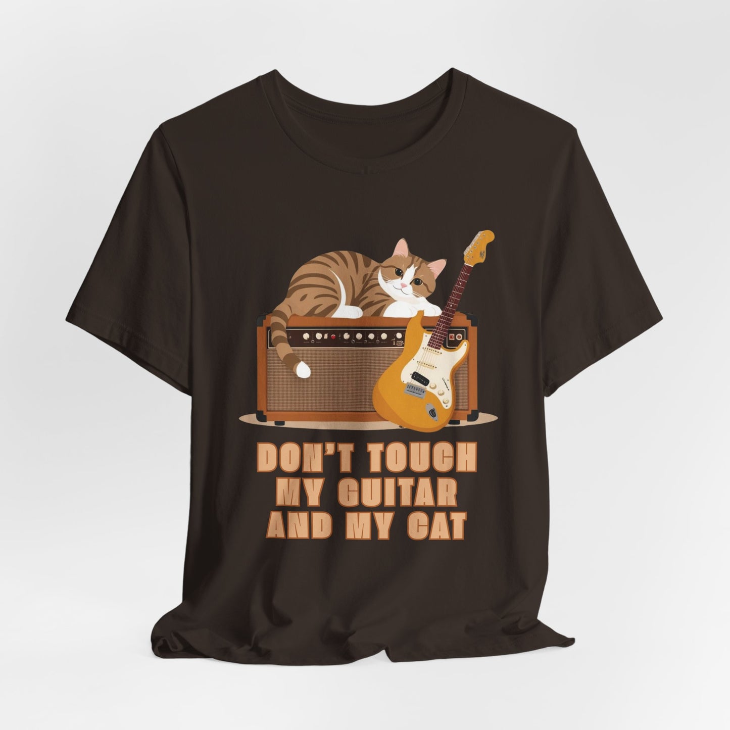 Don’t Touch My Guitar Or My Cat Unisex T-Shirt