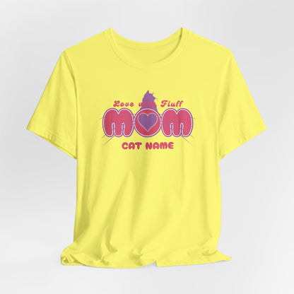 Cat Name Personalize Women T-Shirt