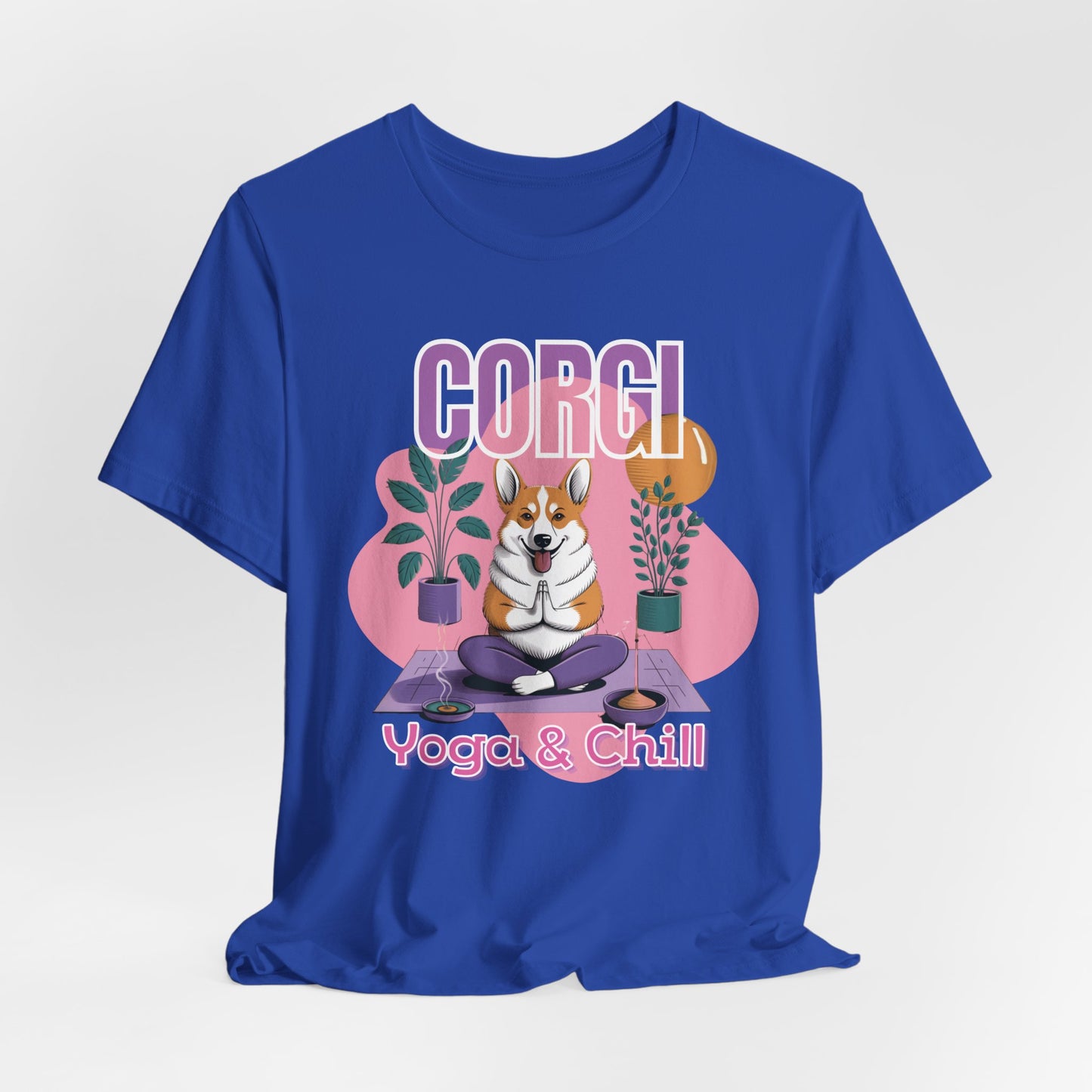 Corgi Yoga & Chill Women T-Shirt
